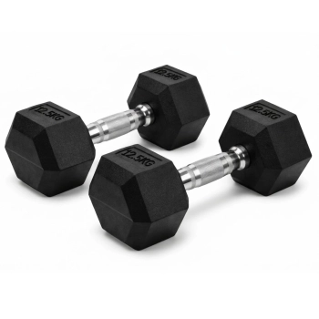 HANTEL OBCIĄŻNIKI DO ĆWICZEŃ MIĘŚNI HEX 12.5KG